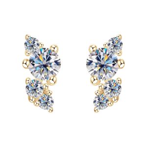 Bee Style Luxe Moissanite Earrings
