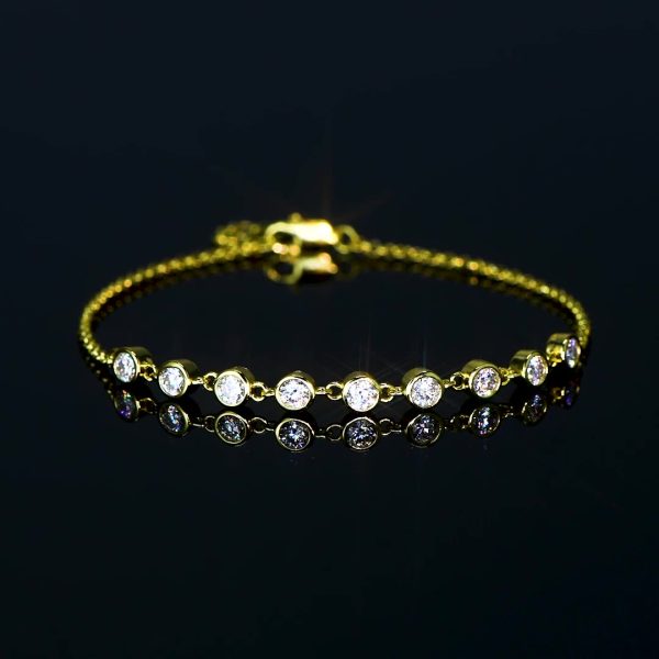 Half-circle Style Moissanite Diamond Bracelets - Image 6