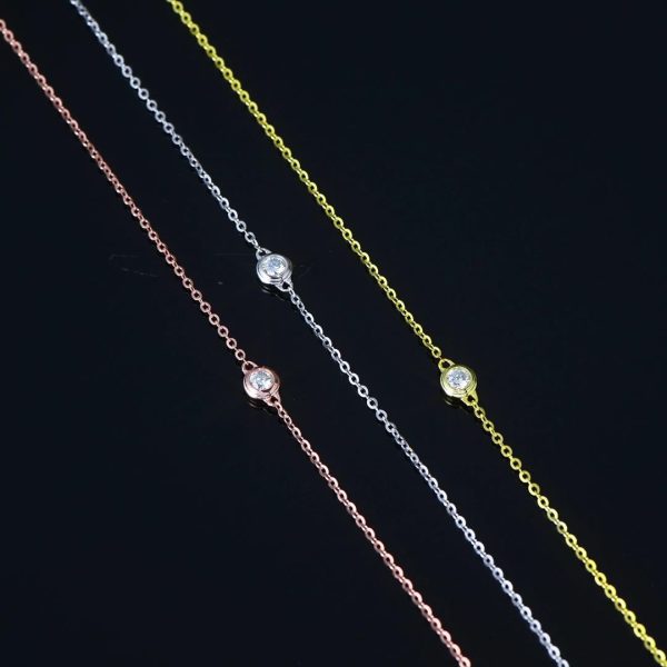 Exquisite 0.1CT Moissanite Diamond Bracelets - Image 15