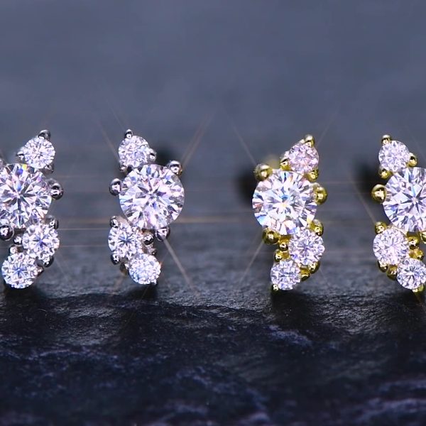 Bee Style Luxe Moissanite Earrings - Image 11