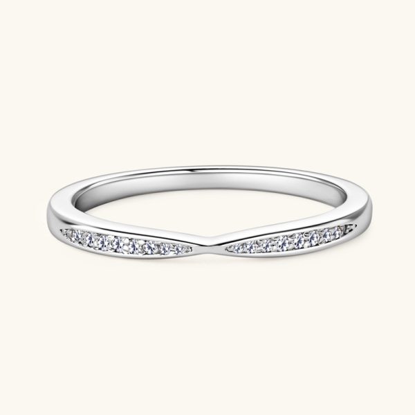 Moissanite Diamond Fashion Wedding Couple Rings - Image 2