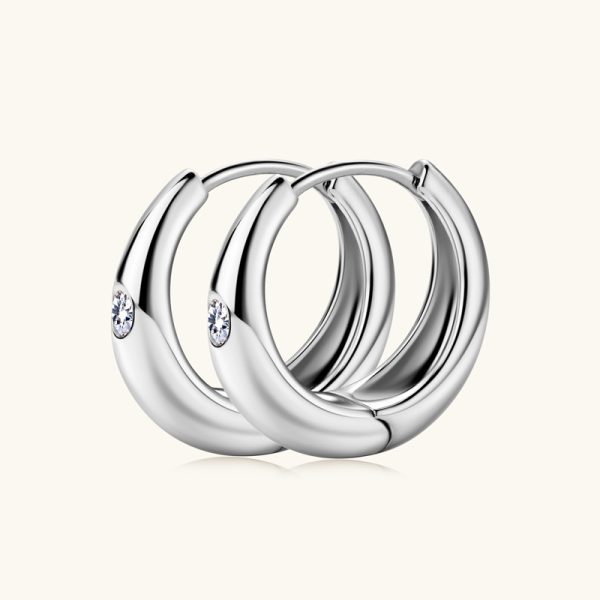 Tassel Circle Style Moissanite Earrings Jewelry - Image 5