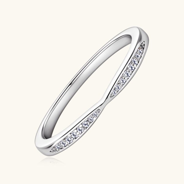 Moissanite Diamond Fashion Wedding Couple Rings - Image 3