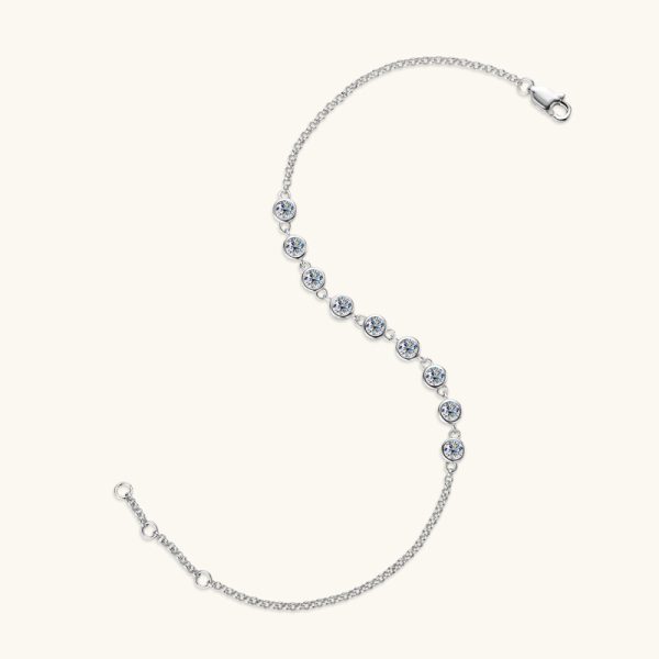 Half-circle Style Moissanite Diamond Bracelets - Image 8