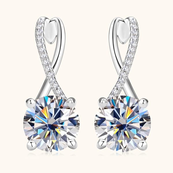Tassel Style Luxe Moissanite Earrings - Image 2