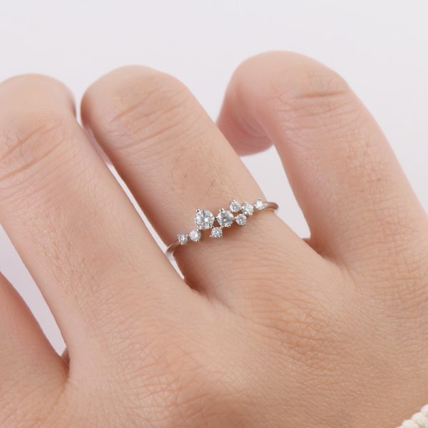 Gypsophila Style Moissanite Rings Jewelry - Image 4