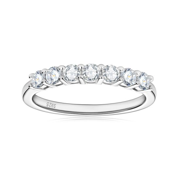 Seven Star Style Moissanite Rings Jewelry