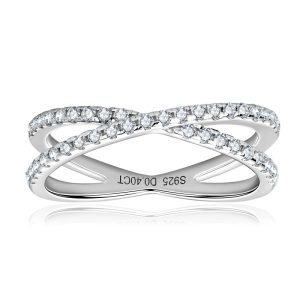 X Style Moissanite Rings Jewelry