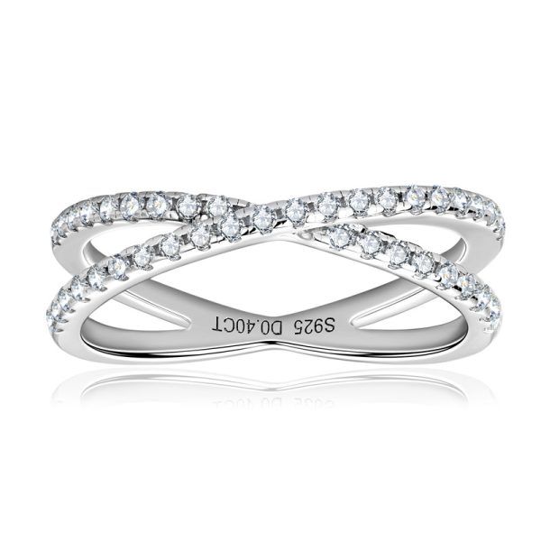 X Style Moissanite Rings Jewelry