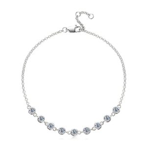 Half-circle Style Moissanite Diamond Bracelets