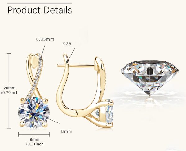 Tassel Style Luxe Moissanite Earrings - Image 8