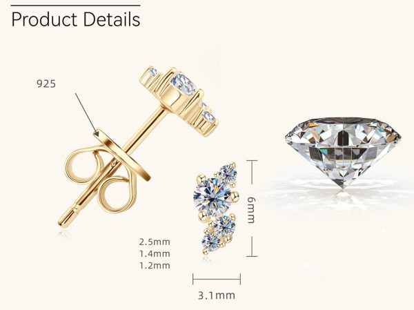 Bee Style Luxe Moissanite Earrings - Image 5