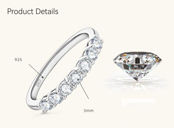 Seven Star Style Moissanite Rings Jewelry - Image 4
