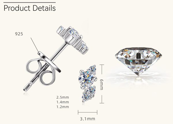 Bee Style Luxe Moissanite Earrings - Image 3