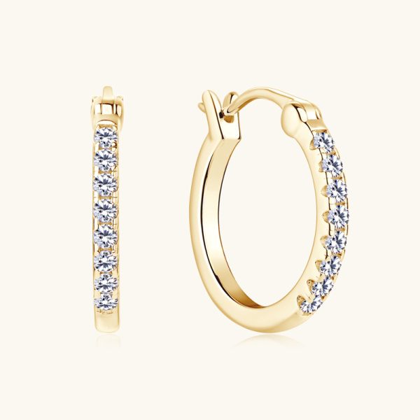 Fashion Winding type Style Moissanite Earrings Jewelry - Image 3