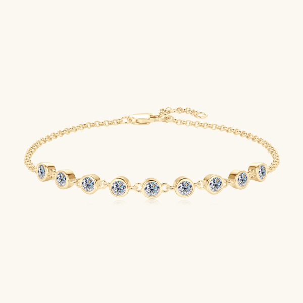 Half-circle Style Moissanite Diamond Bracelets - Image 2