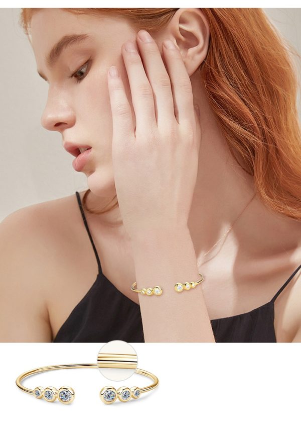 Six-Diamond Moissanite Fashion Bracelets - Image 6