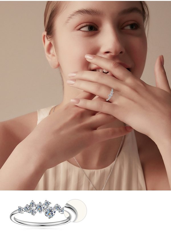 Gypsophila Style Moissanite Rings Jewelry - Image 14