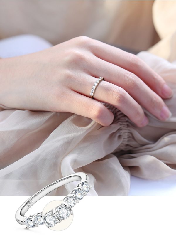 Seven Star Style Moissanite Rings Jewelry - Image 5