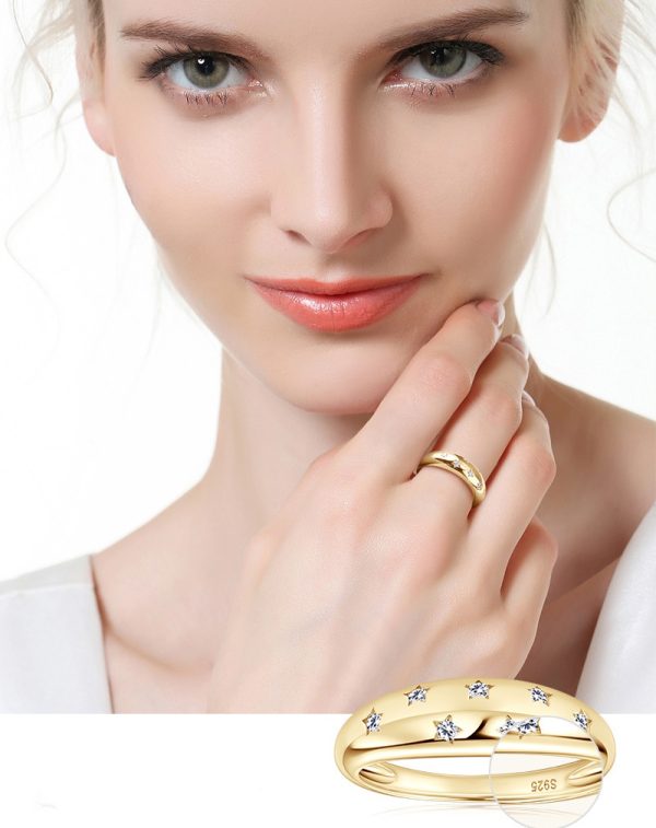 Classic Gypsophila Style Moissanite Rings Jewelry - Image 9