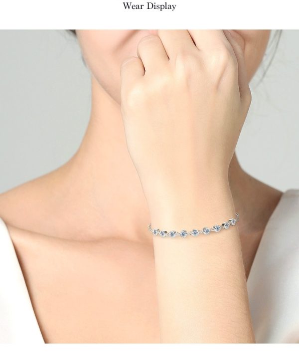 Half-circle Style Moissanite Diamond Bracelets - Image 11