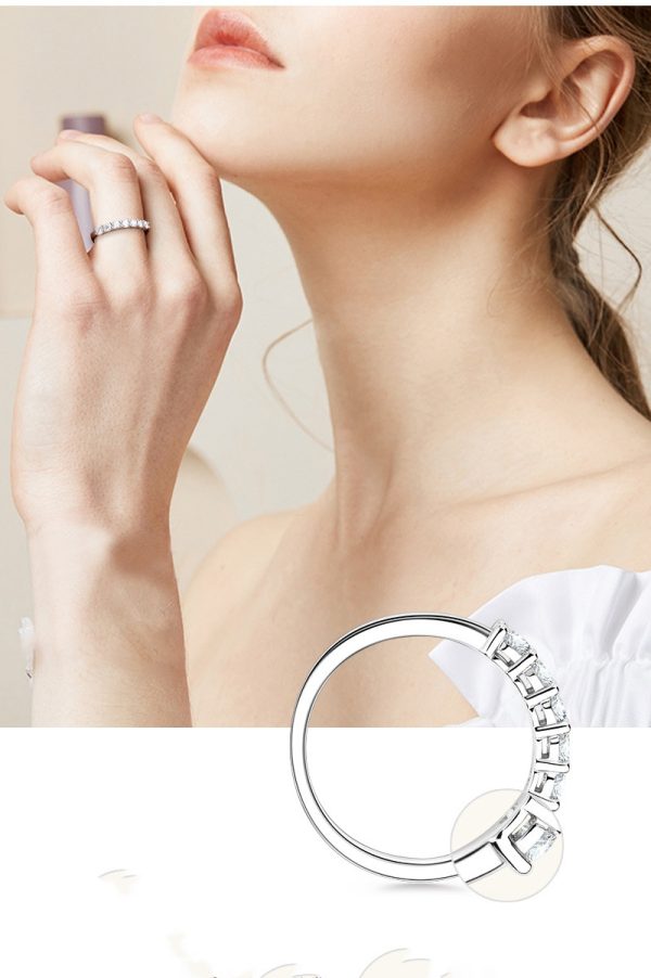 Seven Star Style Moissanite Rings Jewelry - Image 7