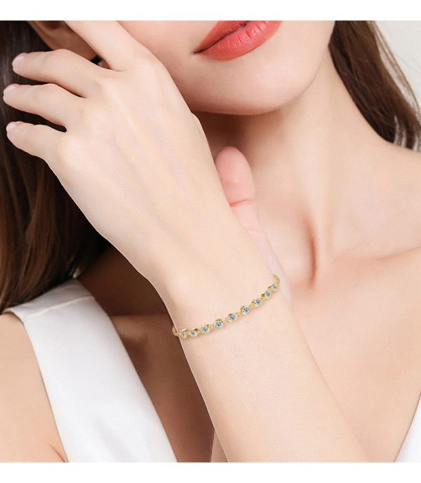Half-circle Style Moissanite Diamond Bracelets - Image 10