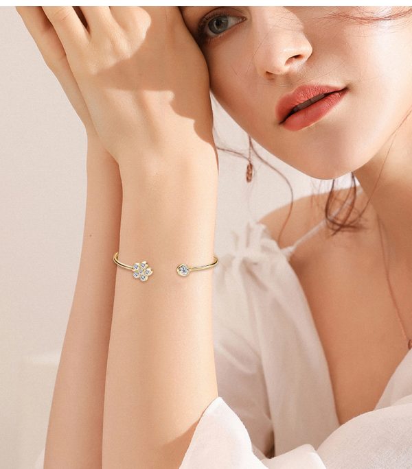 Flower Style Moissanite Diamond Bracelets - Image 6