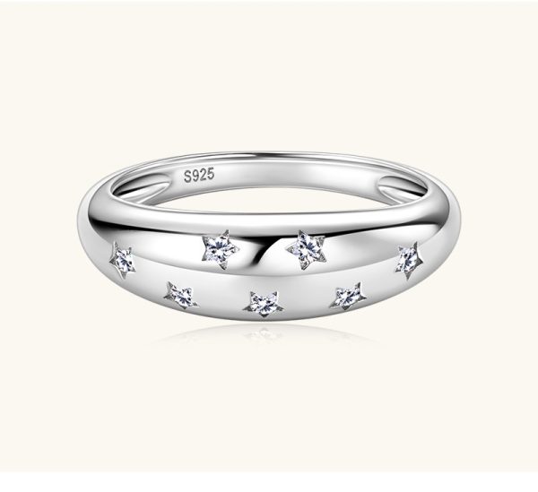 Classic Gypsophila Style Moissanite Rings Jewelry - Image 3