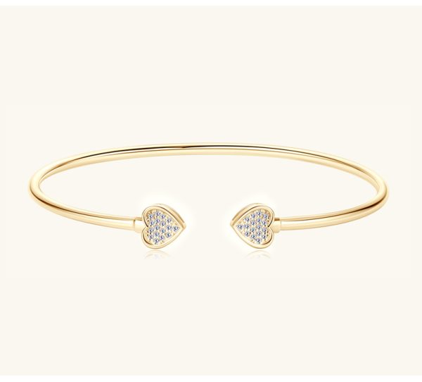 Exquisite Heart Shape Moissanite Diamond Bracelets - Image 7
