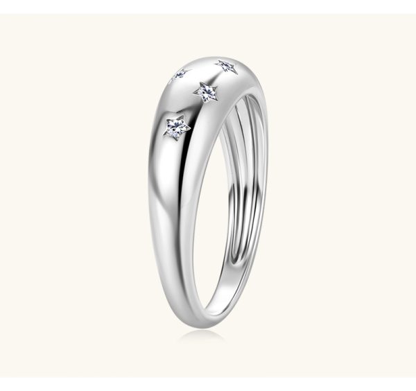Classic Gypsophila Style Moissanite Rings Jewelry - Image 2