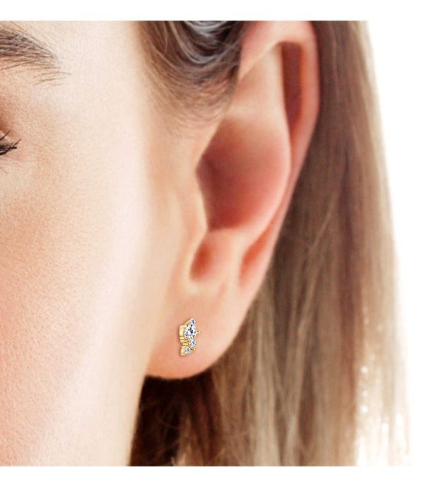 Bee Style Luxe Moissanite Earrings - Image 9