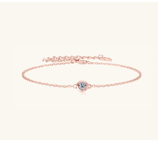 Exquisite 0.1CT Moissanite Diamond Bracelets - Image 2