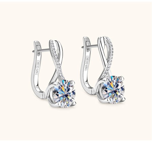Tassel Style Luxe Moissanite Earrings - Image 4