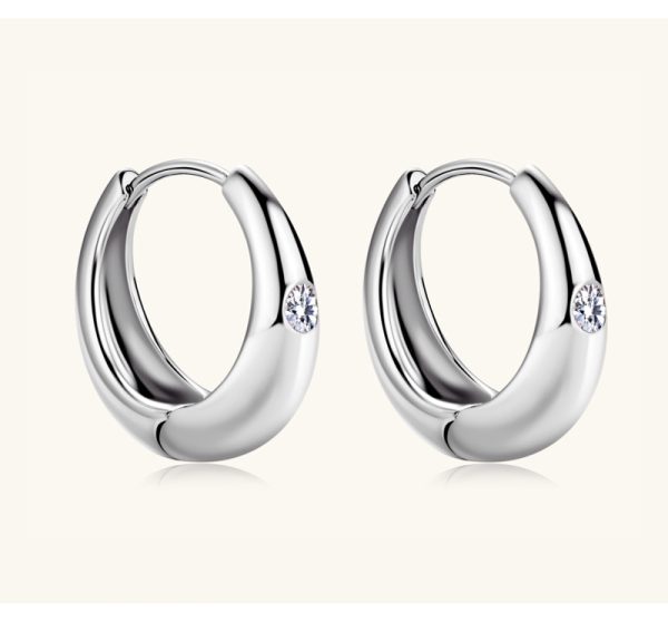 Tassel Circle Style Moissanite Earrings Jewelry - Image 7